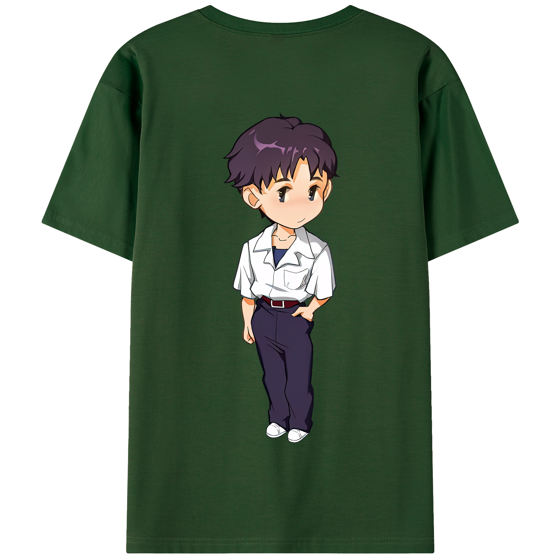 （画像用） EVA 新世紀エヴァンゲリオン 綿100％半袖Tシャツ（背面プリント）